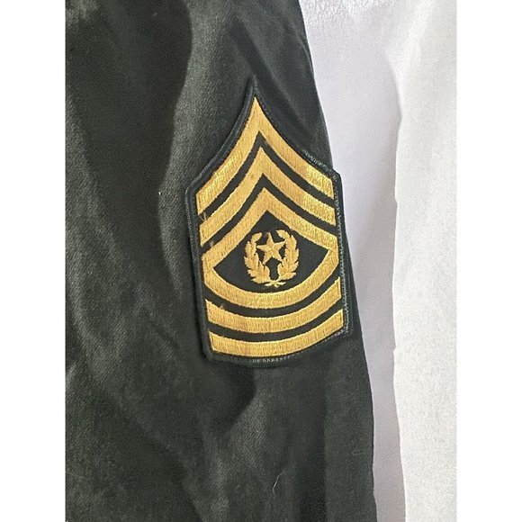 VTG U.S. Army Dress Jacket Uniform Coat w/ Patches 46XL Sgt Maj 101st Abn 1957 - Picture 3 of 10
